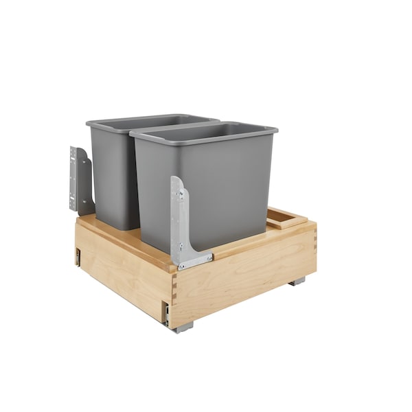 Rev-A-Shelf Maple Wood; Steel; Plastic, Natural Maple, 20.25 in W, 19.25 in H, 21.75 in D - 4WCBM-2430DM-2