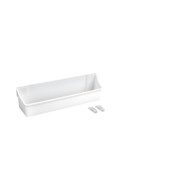 Rev-A-Shelf Polypropylene, White, 13.75 in W, 3.56 in H, 4.25 in D, 4.25 in L, White - 6232-14-11-52
