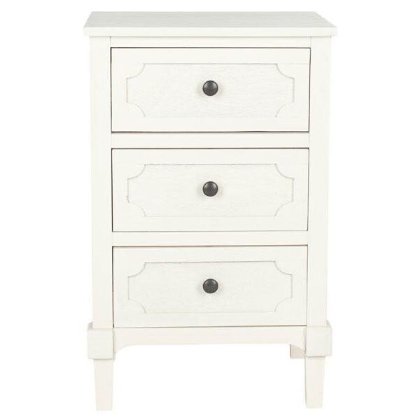 Safavieh Rosaleen Side Chest- White - 26.75 x 13.5 x 17 in. - AMH5723B