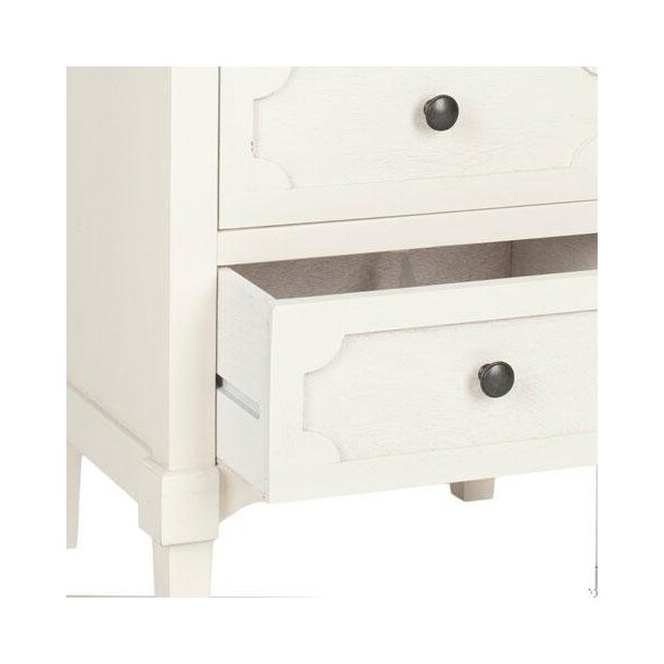Safavieh Rosaleen Side Chest- White - 26.75 x 13.5 x 17 in. - AMH5723B