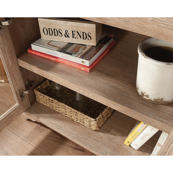Sauder Rollingwood Country Library Base , Durable, 1 in. thick top for printer, home decor, and more - 431439