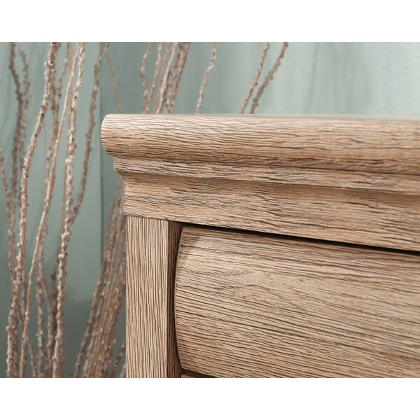 Sauder Rollingwood Country Library Base , Durable, 1 in. thick top for printer, home decor, and more - 431439