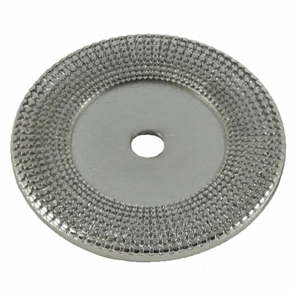 Strategic Brands 1.5 in. Polished Nickel Vanilla Round Guerlain Backplate - 16214