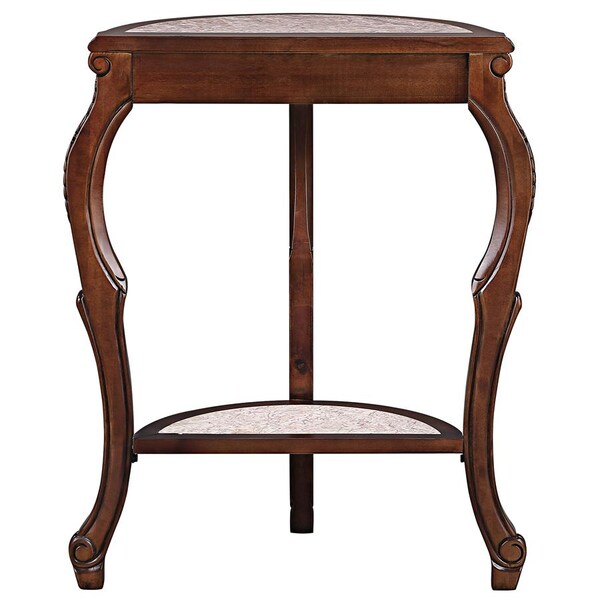 Design Toscano Lady Juliet's Marble-Topped Hardwood Console Table - DY120705