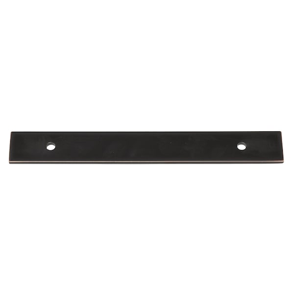 Gliderite Hardware 7-1/4 in. Oil Rubbed Bronze Squared Back Plate 5-1/16 in. Center to Center - 7342-128-ORB, 25PK - 7342-128-ORB-25