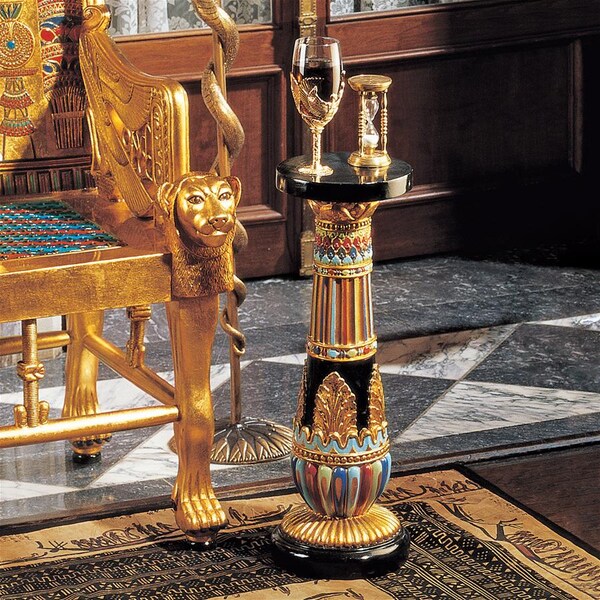 Design Toscano Regal Egyptian Luxor Sculptural Pedestal - AH20234