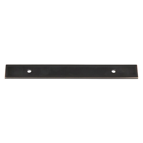 Gliderite Hardware 8-1/2 in. Oil Rubbed Bronze Squared Back Plate 5-1/16 in. Center to Center - 8342-128-ORB, 25PK - 8342-128-ORB-25