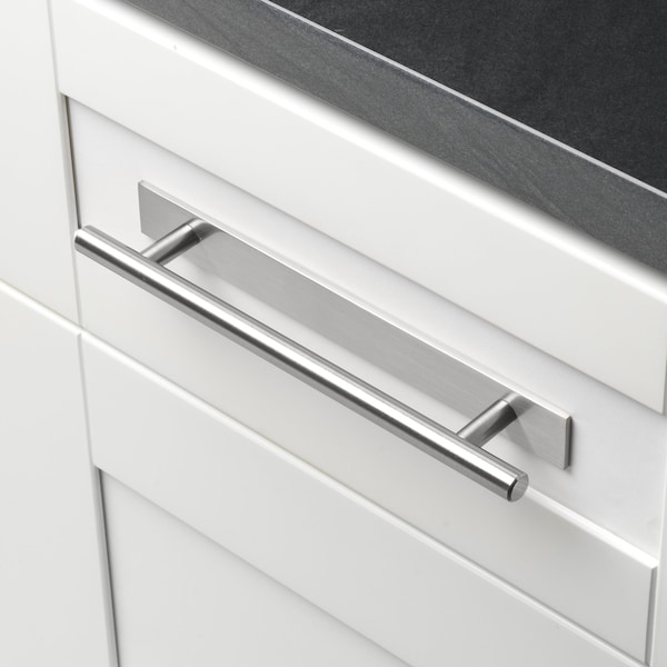 Gliderite Hardware 9 in. Satin Nickel Squared Back Plate 6-1/4 in. Center to Center - 9342-160-SN, 5PK - 9342-160-SN-5