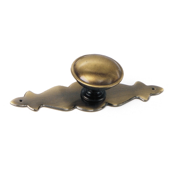 Laurey 4" x 1" Classic Traditions Backplate, Antique Brass - 22205