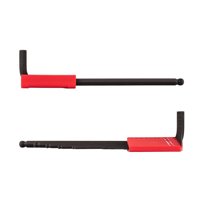 TEKTON Ball End Hex L- Key Set with Holder, 10-Piece (1.3-10 mm) - KLX91202