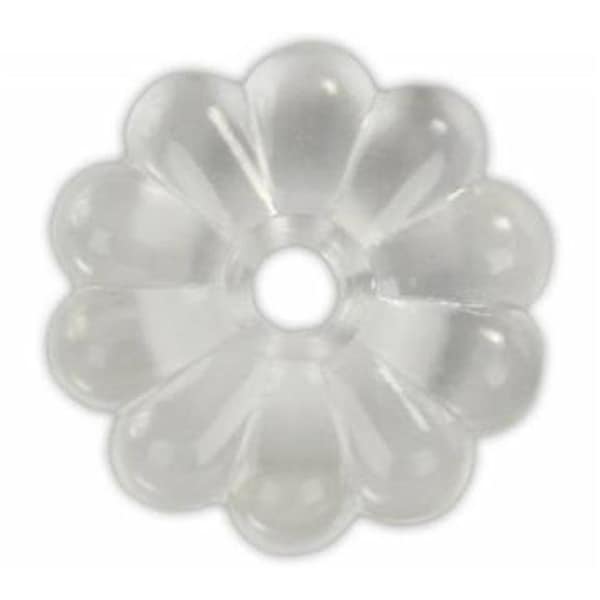 Jr Products JR PRODUCTS 20465 Plastic Rosettes Clear - J45-20465