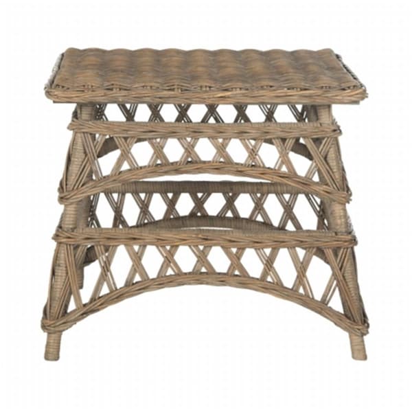 Safavieh Sora Accent Table- Natural - 20.5 x 23.6 x 23.6 in. - SEA7027A