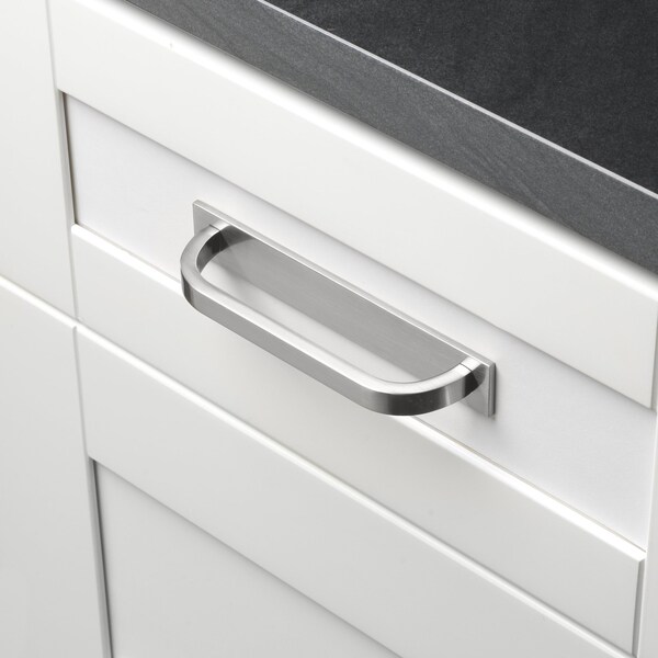 Gliderite Hardware 6 in. Satin Nickel Squared Back Plate 5-1/16 in. Center to Center - 6342-128-SN, 10PK - 6342-128-SN-10