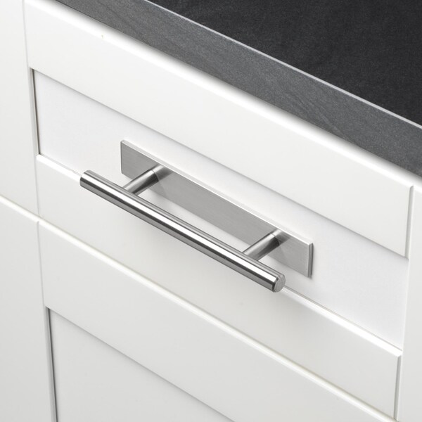 Gliderite Hardware 6 in. Satin Nickel Squared Back Plate 3-3/4 in. Center to Center - 6342-96-SN, 10PK - 6342-96-SN-10