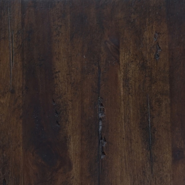 Alaterre Furniture Arcadia Acacia Wood Set of 4 Round Wedge Tables, Antiqued Mocha - ANAR1275B
