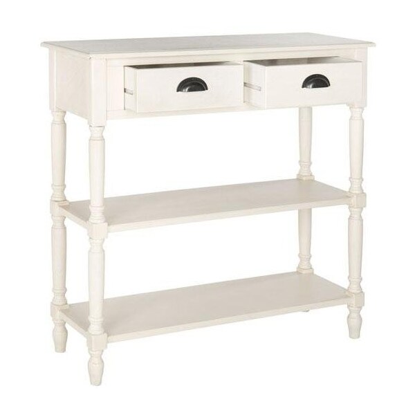 Safavieh Salem Console Table- White - 36 x 13 x 36 in. - AMH5732B