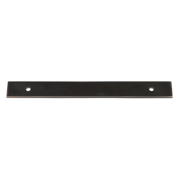 Gliderite Hardware 9 in. Oil Rubbed Bronze Squared Back Plate 6-1/4 in. Center to Center - 9342-160-ORB, 5PK - 9342-160-ORB-5
