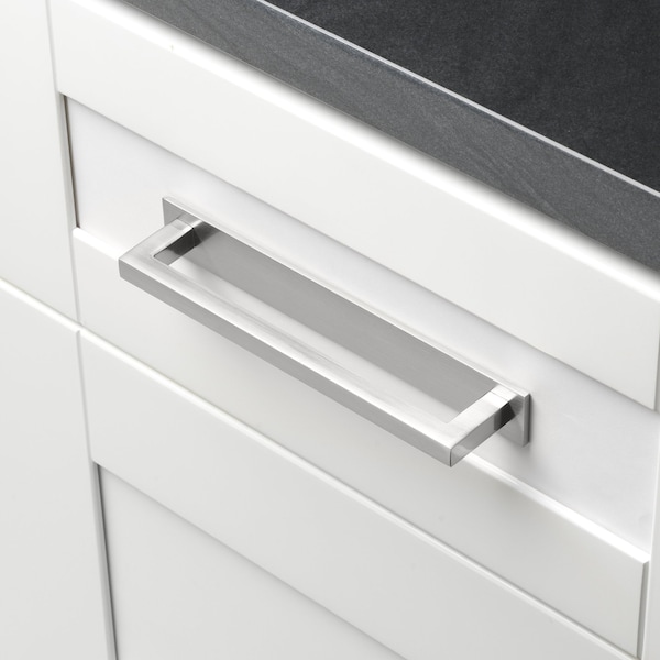 Gliderite Hardware 7-1/4 in. Satin Nickel Squared Back Plate 6-1/4 in. Center to Center - 7342-160-SN, 5PK - 7342-160-SN-5
