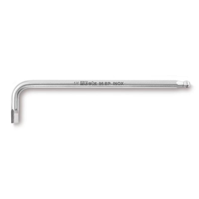 Beta 3/16 in. Stainless Steel Ball Head Wrench - 96BPINOX-AS 3/16