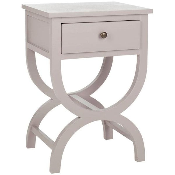 Safavieh Maxine Accent Table- Quartz Grey - 26.75 x 15 x 18 in. - AMH6608C