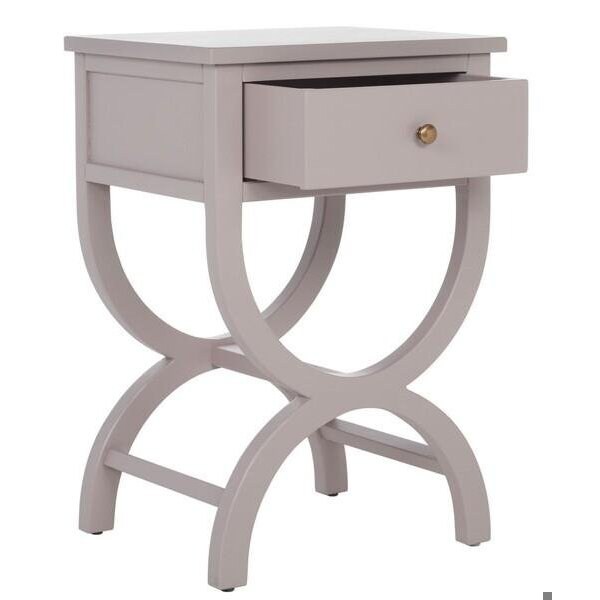 Safavieh Maxine Accent Table- Quartz Grey - 26.75 x 15 x 18 in. - AMH6608C