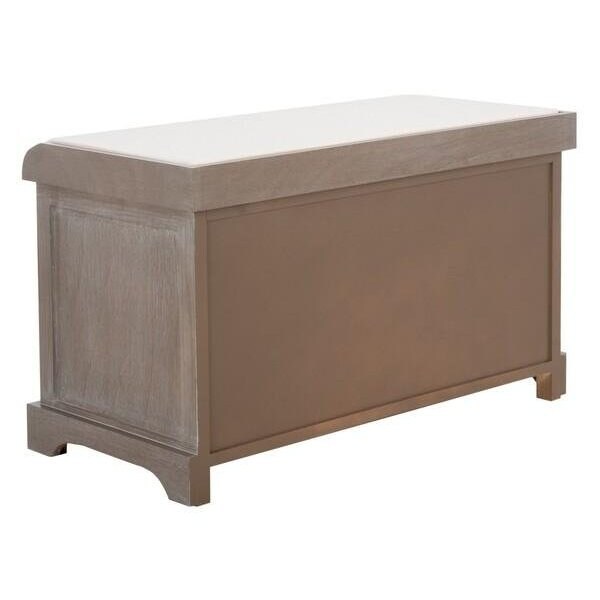 Safavieh Freddy Storage Bench- Winter Melody - 19.9 X 16.1 X 33.5 In. - AMH5736G