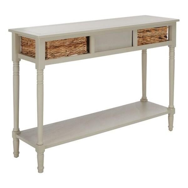 Safavieh Christa Console Table- Vintage Grey - 31.5 x 13.4 x 44.5 in. - AMH5737D