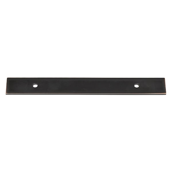 Gliderite Hardware 8-1/2 in. Oil Rubbed Bronze Squared Back Plate 5-1/16 in. Center to Center - 8342-128-ORB, 10PK - 8342-128-ORB-10