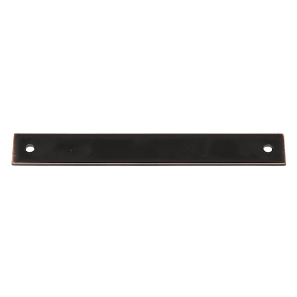 Gliderite Hardware 7-1/4 in. Oil Rubbed Bronze Squared Back Plate 6-1/4 in. Center to Center - 7342-160-ORB, 25PK - 7342-160-ORB-25