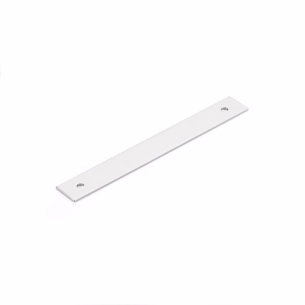 Schaub 5in Center to Center Pub House Backplate for Pull Polished Chrome Finish - 5105B-26