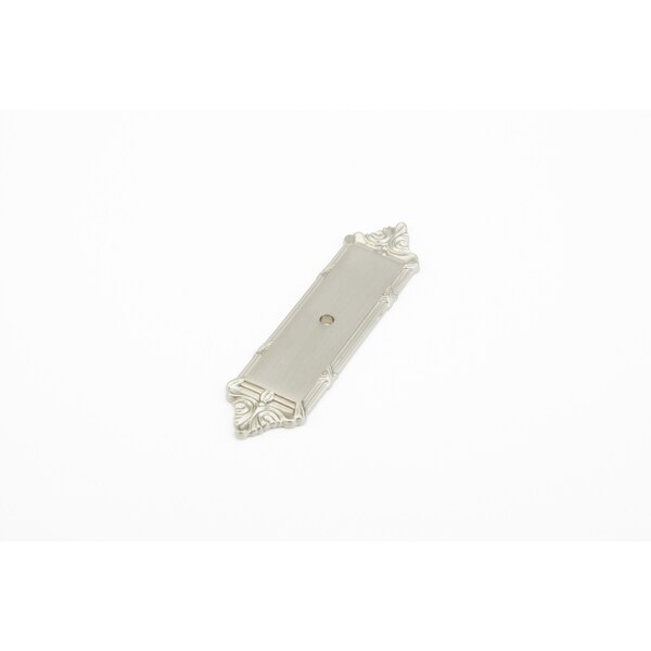 Schaub 4-1/4in Versailles Backplate Satin Nickel Finish - 761-15