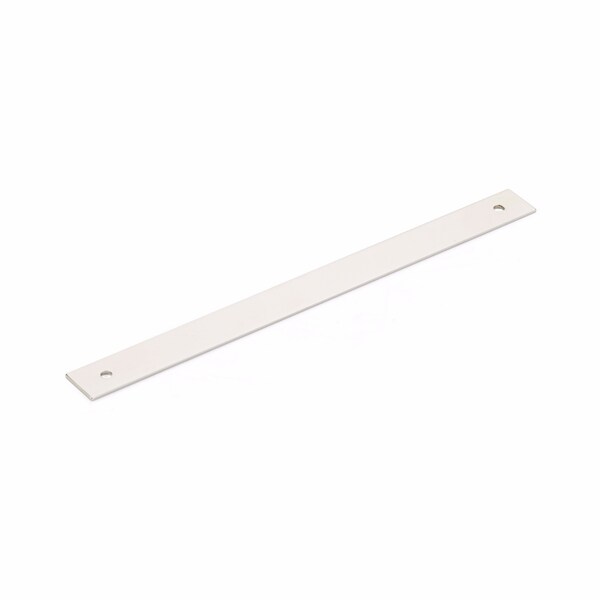 Schaub 8in Center to Center Pub House Backplate for Pull Polished Nickel Finish - 5108B-PN