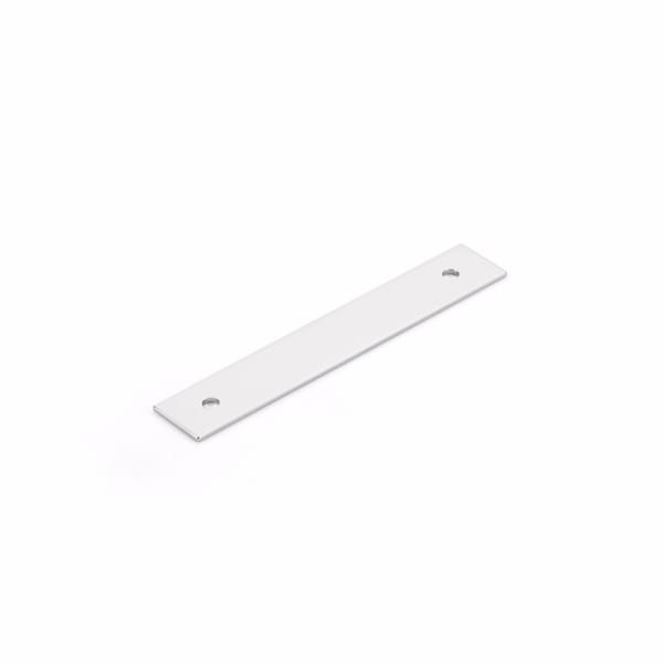 Schaub 3-1/2in Center to Center Pub House Backplate for Pull Polished Chrome Finish - 5103B-26