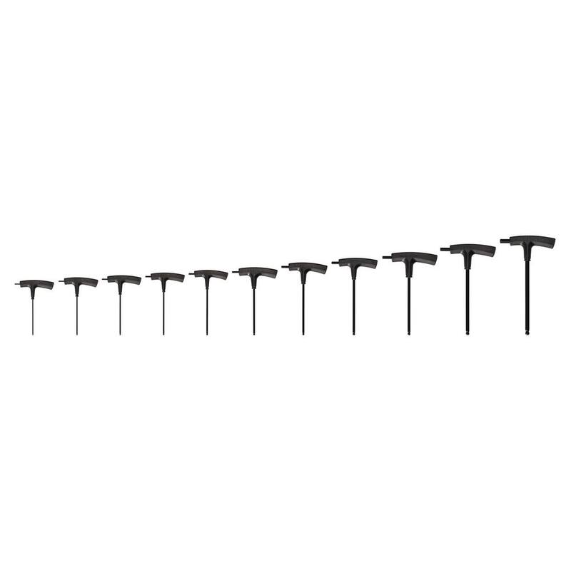 TEKTON Ball End Hex T-Handle Key Set, 11-Piece (5/64-3/8 in.) - KTX90101