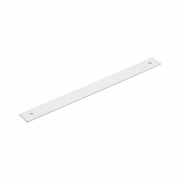 Schaub 8in Center to Center Pub House Backplate for Pull Polished Chrome Finish - 5108B-26