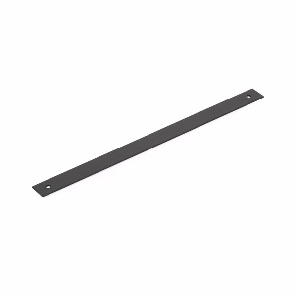 Schaub 10in Center to Center Pub House Backplate for Pull Matte Black Finish - 5110B-MB