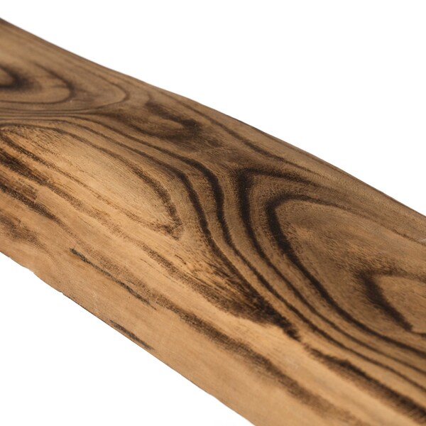 Vintiquewise Rustic Carved Wood Natural Log Accent Bench for Entryway, Indoor and Outdoor - QI004287