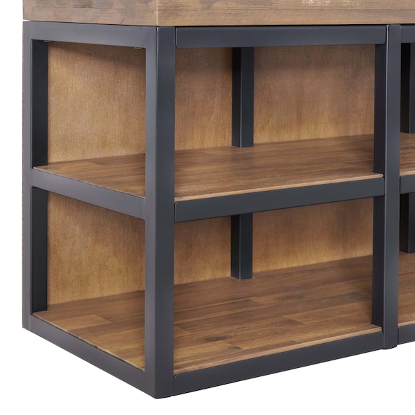 Alaterre Furniture Lloyd 60"H Hall Tree with Bench - ANLO3033