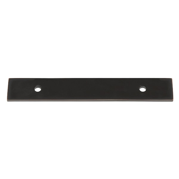 Gliderite Hardware 6 in. Oil Rubbed Bronze Squared Back Plate 3-3/4 in. Center to Center - 6342-96-ORB, 25PK - 6342-96-ORB-25