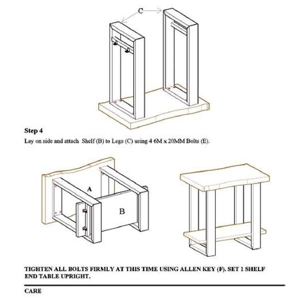 Alaterre Furniture Alpine Natural Live Edge Wood End Table - AWAA0120