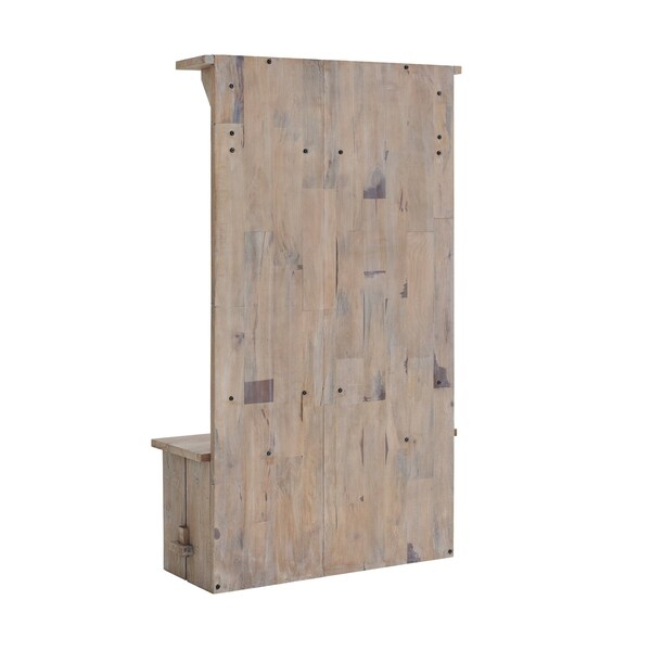 Alaterre Furniture Castleton Mango Wood 70"H Hall Tree - AWTR2827