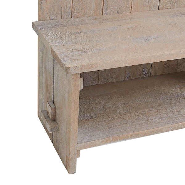 Alaterre Furniture Castleton Mango Wood 70"H Hall Tree - AWTR2827