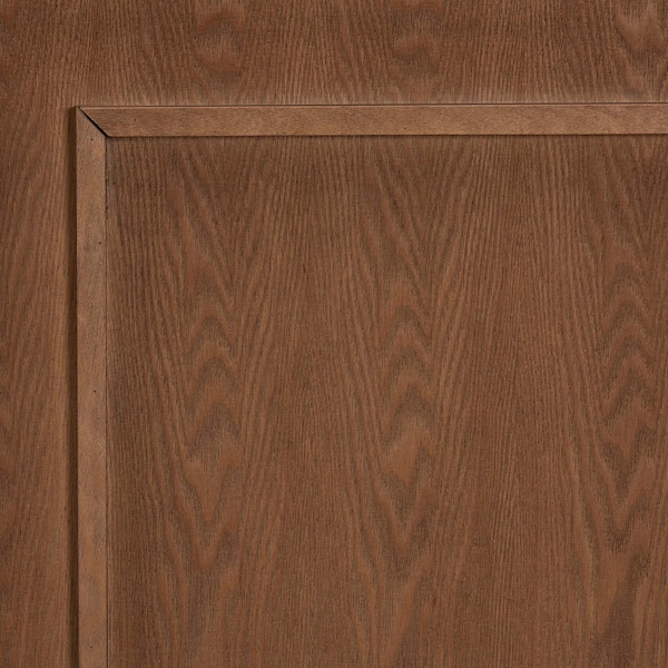 Baxton Studio Giordano Classic and Traditional Ash Walnut Finished Wood Full Size Headboard - 221-12872-ZORO
