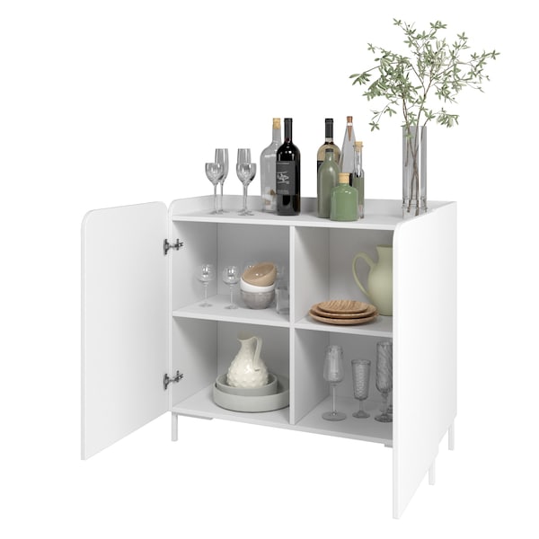 Manhattan Comfort Bogardus Accent Cabinet in White - AC-318AMC86