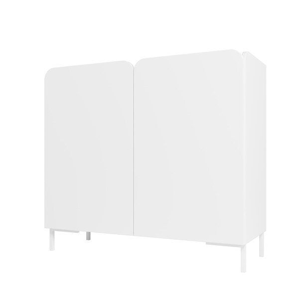 Manhattan Comfort Bogardus Accent Cabinet in White - AC-318AMC86
