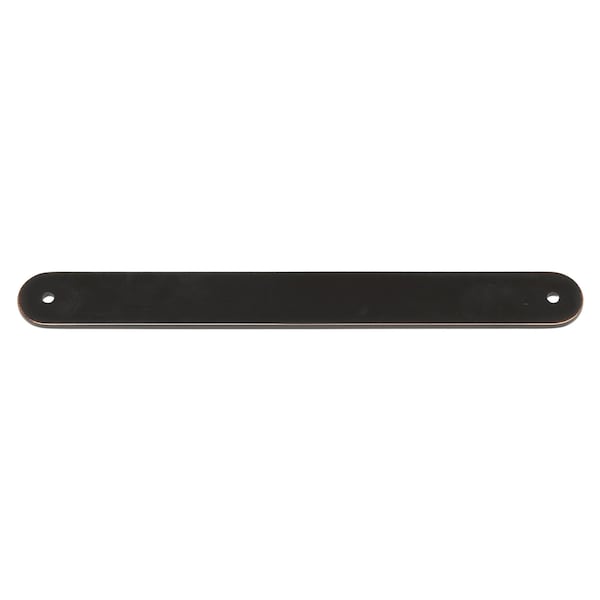 Gliderite Hardware 9-1/2 in. Oil Rubbed Bronze Rounded Back Plate 7-9/16 in. Center to Center - 9343-192-ORB - 9343-192-ORB-1