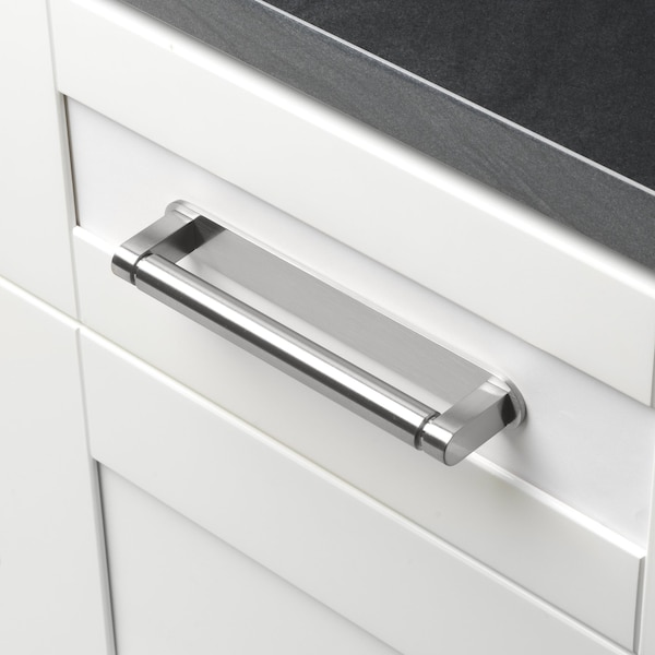 Gliderite Hardware 7-1/4 in. Satin Nickel Rounded Back Plate 6-1/4 in. Center to Center - 7343-160-SN - 7343-160-SN-1