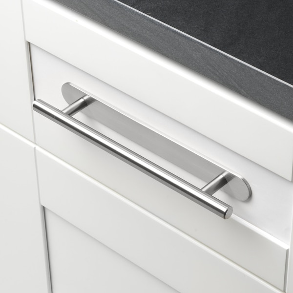 Gliderite Hardware 8-1/2 in. Satin Nickel Rounded Back Plate 6-1/4 in. Center to Center - 9343-160-SN - 9343-160-SN-1