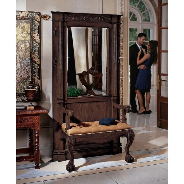 Design Toscano The Regent's Park Mahogany Hall Stand - AF7248