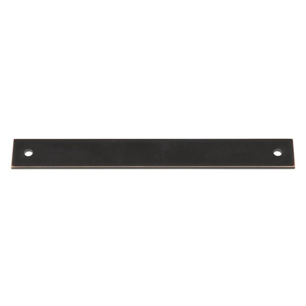 Gliderite Hardware 8 in. Oil Rubbed Bronze Squared Back Plate 7 in. Center to Center - 8342-178-ORB - 8342-178-ORB-1
